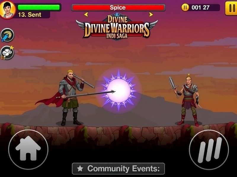 Divine Warriors Indian Saga Game Screenshot